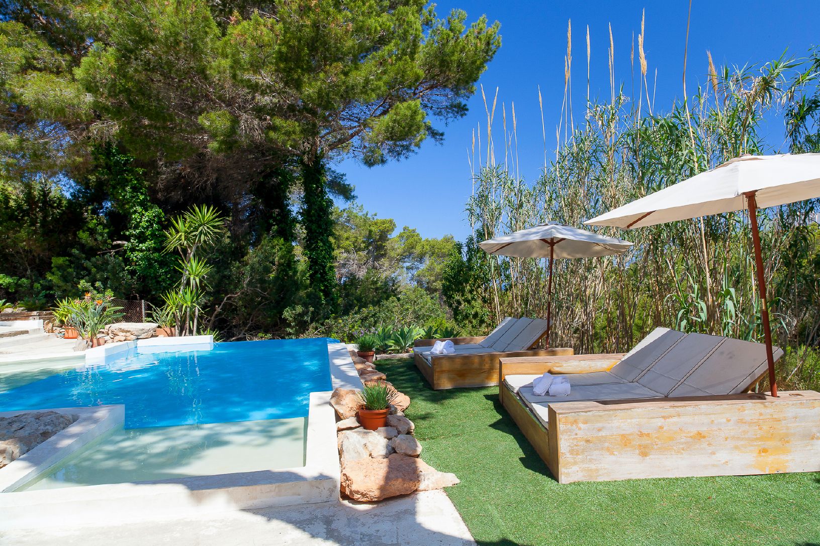 private villa in ibiza with pool